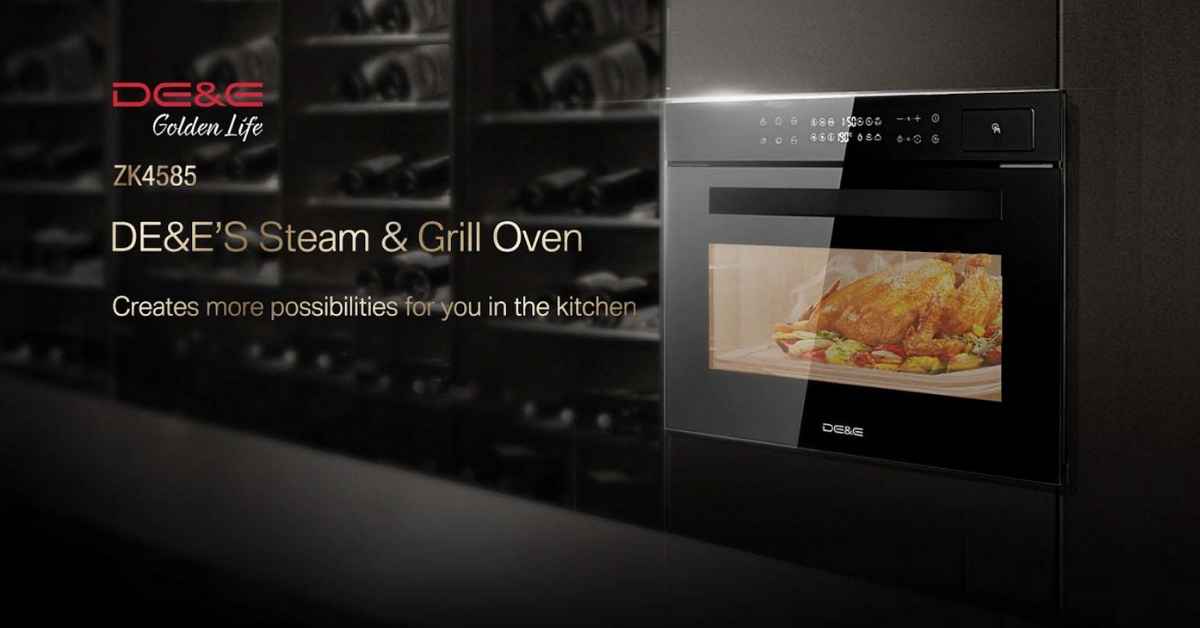 The advantages of DE&E 45L steam & grill combi oven ZK4585